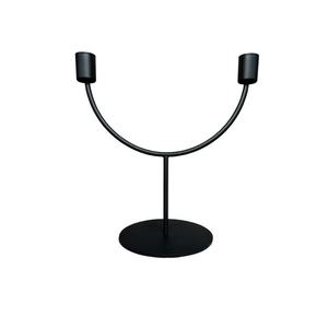 Countertop Decorative Black Color <b>Candle</b> Stand Durable Metallic Tapper <b>Candle</b> <b>Stick</b> Stand Premium Pure Long Lasting <b>Candle</b> Stand - Product Image 4