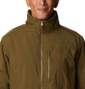 Veste coupe-vent en softshell pour homme, doublure polaire, fermeture éclair imperméable, veste de sport pour la course à pied et la randonnée, veste softshell - Product Image 2