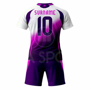 Uniforme de Fútbol Personalizado 2026, Conjunto de Camiseta de Fútbol Sublimada, Equipación Deportiva Transpirable de Secado Rápido, Fabricante OEM, Venta al Por Mayor - Product Image 3