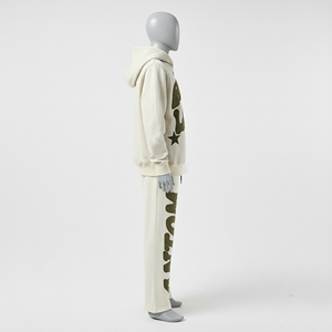 Conjunto Deportivo de Invierno para Hombre, Talla Grande, Estilo Urbano, Sudadera con Estampado de Grafiti, Pantalones Jogger, Atuendo Informal, Moda Hip Hop, Elegante, 100% - Product Image 3