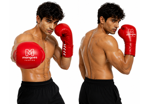 Guantes de Boxeo Unisex Ajustables con Cordones Personalizados, de Cuero Genuino, para Entrenamiento, Sparring y Combate, Calidad Profesional de Fábrica OEM ODM - Product Image 4