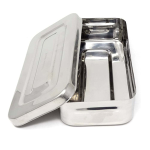 Caja de Esterilización para Instrumentos Quirúrgicos, Bandeja de Almacenamiento de Instrumentos Médicos Autoclavables de Acero Inoxidable - Product Image 6