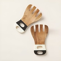 Repose-cuillère en bois d'acacia pour la cuisine et la maison, ensemble d'ustensiles de cuisson, cuillère, spatule, cuisine