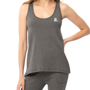 Women's Solid Casual Breathable <b>Flowy</b> Tank <b>Top</b> with Jersey Fabric ODM Supply - Product Image 1