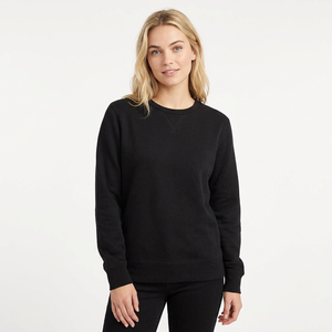 <b>Black</b> Men's <b>Crew</b> <b>Neck</b> <b>Sweatshirt</b> Long Sleeve Pullover Knitted Solid Casual Autumn Top - Product Image 4