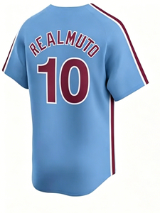 Camisetas de Béisbol al por Mayor para Adultos # 10 J.T. Camiseta Realmuto para Hombre de Filadelfia - Product Image 6
