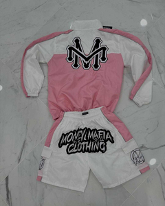 Ensemble survêtement streetwear 2 pièces personnalisé pour homme : coupe-vent court et pantalon cargo zippé en nylon et polyester – Vente en gros, OEM - Product Image 6