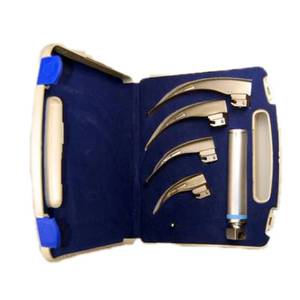 High Quality Stainless Steel Fiber <b>Optic</b> Laryngoscope Set Multiple Blades CE Certified Reusable Surgical <b>Instruments</b> Tegra - Product Image 4