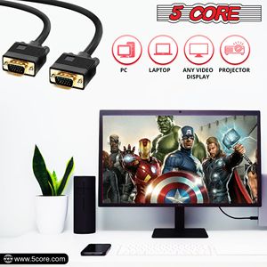 3 pies SVGA macho a macho VGA 1001 Cable 1080p Cables de audio y video de alta resolución para monitores de computadora - Product Image 2