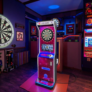 Máquina de Dardos Electrónica Leo Darts, Juego de Habilidad con Canje de Boletos y WiFi, en Inglés, para Centros de Entretenimiento Familiar - Product Image 2