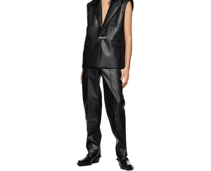 Pantalon en cuir pour homme, qualité supérieure, prix abordable, imperméable, respirant, léger, coupe droite, décontracté, vente en gros - Product Image 6