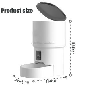 Distributeur automatique de nourriture sèche pour chats et chiens de haute qualité, vente en gros d'usine, plastique durable, capacité de 2,5 kg, utilisation en intérieur - Product Image 4