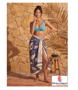 Pareo Hawaiano Polinesio Personalizado de Alta Calidad, Envoltura de Playa, Ropa Tropical para Resort, Fabricante OEM ODM de Marca Privada - Product Image 1