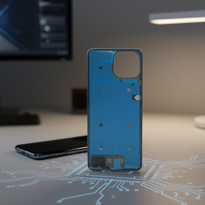 Cover Posteriore Blu di Ricambio per Xiaomi Mi 11 Lite, Scocca in Materiale ABS - Product Image 3