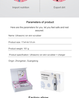 Appareil de beauté pour éliminer les points noirs et les points blancs, machine de salon de beauté pour le nettoyage en profondeur, exfoliant électrique pour la peau, spatule faciale pour usage domestique