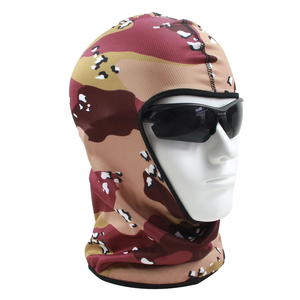 Custom Logo <b>Men</b> Women Solid Knit Balaclava Hole Balaclava Hood Cap Full Face Mask <b>Hat</b> or <b>Winter</b> - Product Image 1
