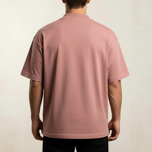 เสื้อยืดคอกลมผู้ชายผ้าฝ้ายแบรนด์ส่วนตัวทรงโอเวอร์ไซส์ ผู้ผลิตเสื้อผ้าสตรีทแวร์แบบกำหนดเอง - Product Image 2