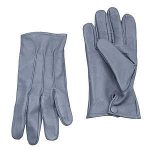 Gants élégants bleus en cuir véritable écologiques et respirants pour hommes et femmes, doublure intérieure douce, hiver, extérieur, compatibles écran tactile - Product Image 4