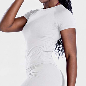 Ultra-soft Short length Pure Cotton Mesh Fabric Raglan Sleeve Vneck Summer American-style Minimalist Fabric Spring Summer Casual - Product Image 4