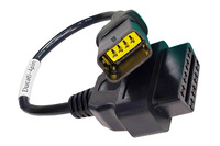 Cable Adaptador de Diagnóstico para Motocicleta OBD2, Conector Hembra de 16 Pines a Conector de 4 Pines para Lector de Códigos, 12V 24V, Venta en Paquete OBD2