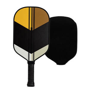 Raquette de paddle-tennis professionnelle de couleur unie, qualité supérieure, pour entraînement, en carbone durable, en vente. - Product Image 1