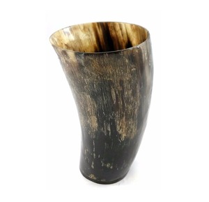 Mug en corne de buffle naturelle fait main, fourni directement par l'usine, pour bière, café, thé, disponible à prix abordable - Product Image 3