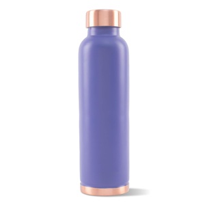 Botella de Cobre Verde Bosque de Doble Tono |   Recipiente para Agua de Cobre Puro con Acabado Mate Revestido de Goma, al por Mayor - Product Image 5