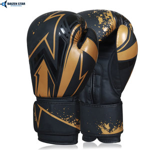 Gants de boxe en cuir PU OEM, gants d'entraînement absorbant les chocs pour la boxe, le MMA et la remise en forme - Product Image 3