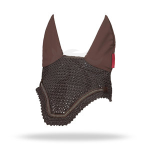 Cache-oreilles pour cheval personnalisé, voile anti-mouches équestre, protection des oreilles en maille et laine pour l'équitation, l'entraînement et la compétition, outils équestres - Product Image 1