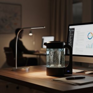 Nouvelle bouilloire à eau hydrogénée portable modèle 2026, grande capacité de 1,8 L, concentration de 3000 PPB, matériau sans BPA avec électrolyse vortex - Product Image 2