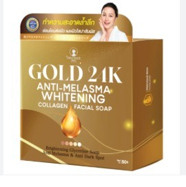 Gold 24K <b>soap</b> 80g. product of Thailand - Product Image 3