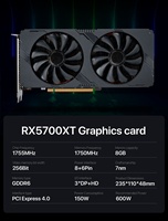 Komponen Perangkat Keras Sistem Internal Komputer Desktop Dual Fan 256Bit, Bagian PC Gaming, Kartu Video
