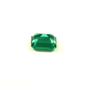 Pierre précieuse synthétique verte de laboratoire, taille ovale émeraude, 3,00 carats, pour la fabrication de bijoux, fournisseur en gros - Product Image 2