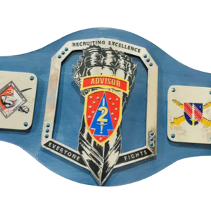 Ceinture de championnat personnalisée « Excellence en Recrutement » – Ceinture de championnat de lutte sur mesure – Cadeau pour conseillers - Product Image 2