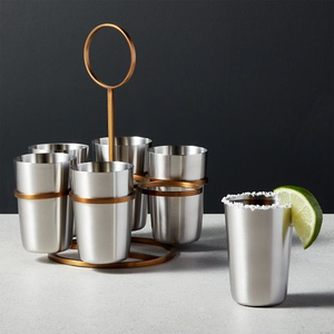 Vasos de Acero Inoxidable de Primera Calidad, 300 ml, Ecológicos, Irrompibles, Apilables, para Jugos y Refrescos - Product Image 5