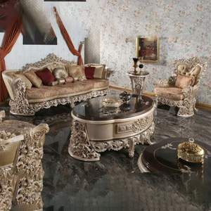 Juego de Sofás Seccionales en Forma de L de Estilo Transicional Kiky Home Furniture, Cubierta de Madera Sólida, Diseño Ecológico y Duradero para Sala de Estar de Hotel - Product Image 1