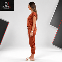 Survêtement décontracté pour femmes adultes, respirant, léger, à séchage rapide, uni, été, coupe classique, polyester/nylon