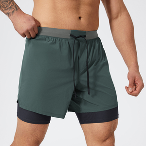 Shorts de sport décontractés pour hommes, en toile respirante, coupe haute, coupe-vent, séchage rapide, pour l'été, style hip-hop, personnalisables, vente en gros - Product Image 2