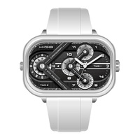 Reloj de pulsera deportivo cuadrado para hombre con logotipo personalizado OEM ODM, movimiento Miyota 2035, 44 mm, acero inoxidable, para correa de silicona.