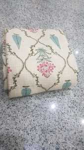 Manta Decorativa Hecha a Mano con Estampado de Bloques en Algodón, Suave para Sofá, Cama, Hogar, Hotel, Venta al Por Mayor, Exportación, OEM, a Granel - Product Image 4
