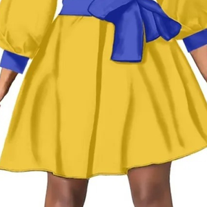 Robe décontractée à épaules dénudées Sigma Gamma Rho pour femmes, vêtements de sororité grecque, robe à manches longues élégante, vente en gros personnalisée - Product Image 3