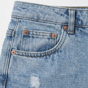 Pantalones Cortos de Mezclilla para Mujer, Estilo Urbano, Moda Nueva, Artículo en Línea, Ropa de Verano de Primera Calidad, Color Personalizado - Product Image 5