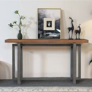Consolle stretta salvaspazio in MDF da 150 cm per ingresso, divano, corridoio, soggiorno, foyer - Product Image 1