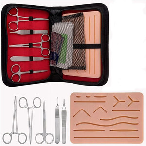 Kit de pratique de suture électrique en acier inoxydable certifié CE, directement de l'usine d'instruments médicaux, pour étudiants en médecine - Product Image 1