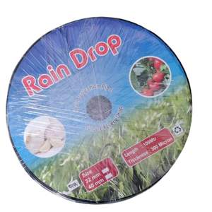 Manguera de Riego por Goteo de Plástico Negro Resistente con Gotero Plano Integrado para Riego Automático de Campos Agrícolas, Jardines e Invernaderos - Product Image 2