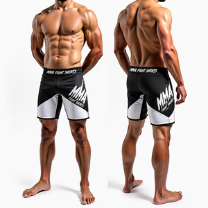 Custom HD Print Mens Sublimated MMA Fight <b>Shorts</b> No Gi BJJ <b>Grappling</b> <b>Shorts</b> Wholesale MMA Wear Jiu Jitsu Kimono Comfortable Wear - Product Image 3
