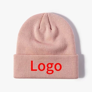 Bonnets en acrylique 100% neufs de haute qualité, chauds et tricotés pour l'hiver - Product Image 1