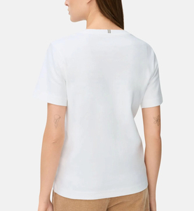 Camiseta Casual de Moda Urbana para Mujer, Holgada, de Algodón, Estilo Oversize, Blusa de Verano Blanca con Cuello Redondo - Product Image 2