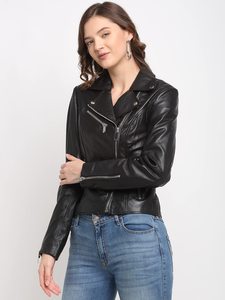 Wholesale 2026 Women <b>Leather</b> Fashion Jackets Hot Sale Women Custom <b>Leather</b> Fashion Breathable Jacket - Product Image 4