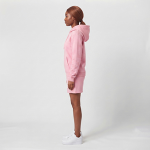 Ladies Puff Print Zipper Sweat Short <b>Set</b> Casual Winter Wear 100% Cotton Elastic Closure Loose Fit Zipper Ladies <b>Twin</b> <b>Set</b> - Product Image 3